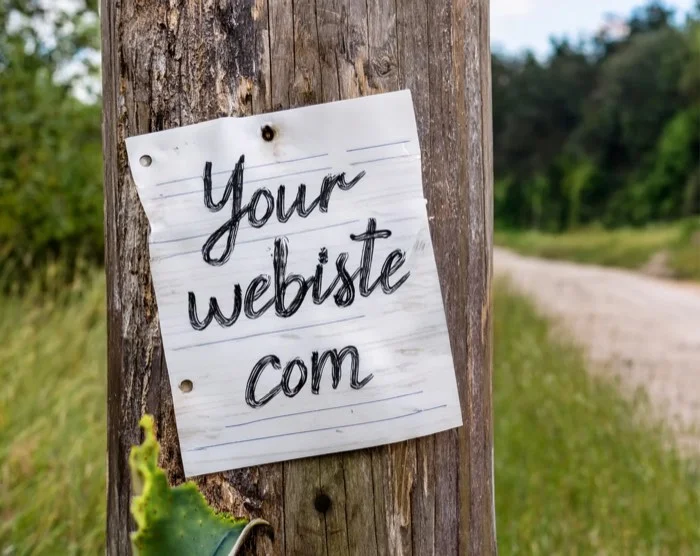 A weathered, generic Free Website sign, hinting at hidden catches